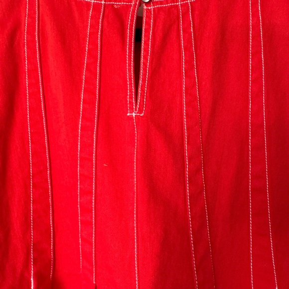 Pilcro Short-Sleeve Denim Mini Swing - Picture 5 of 6